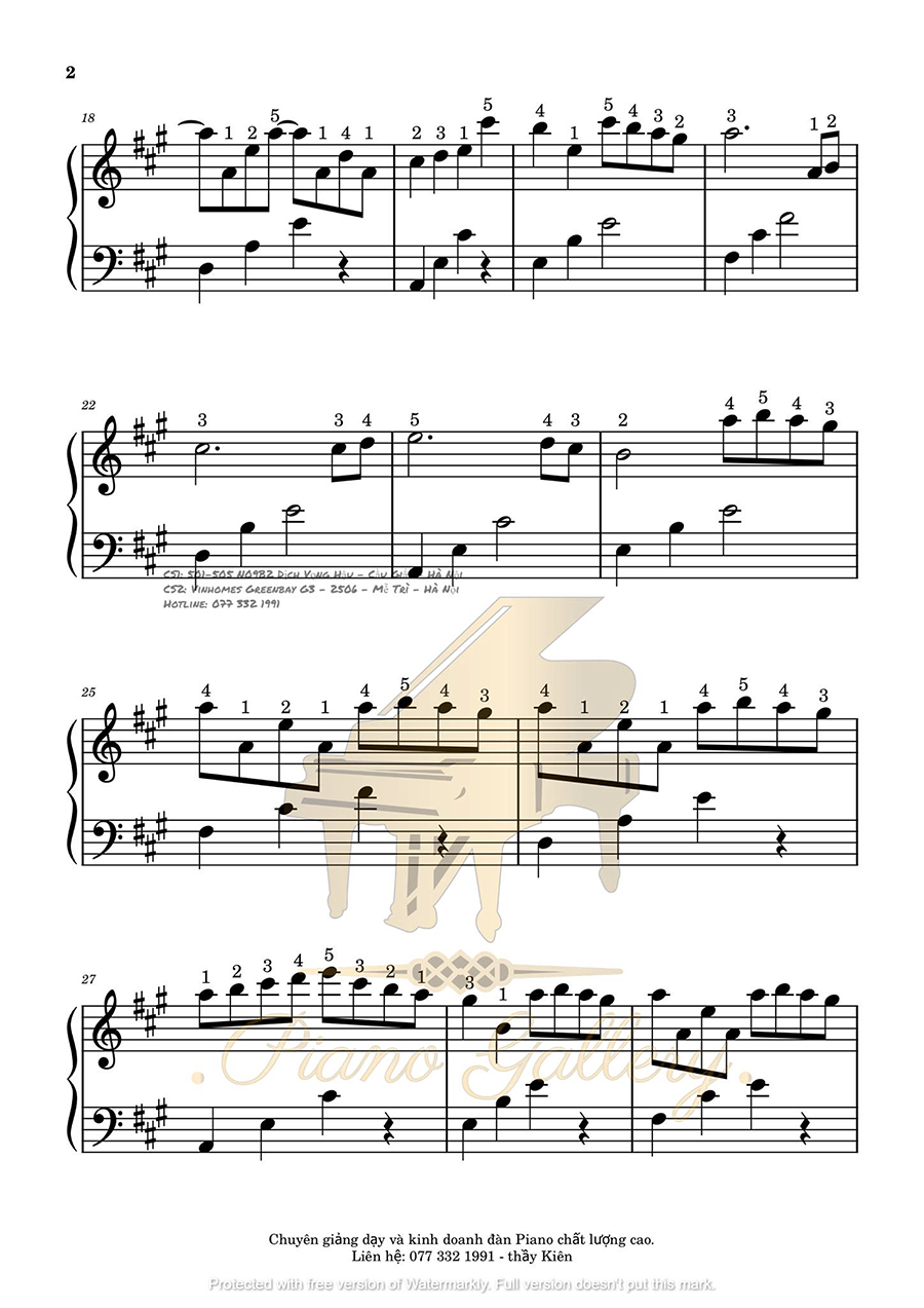 sheet piano River Flows In You trang 2