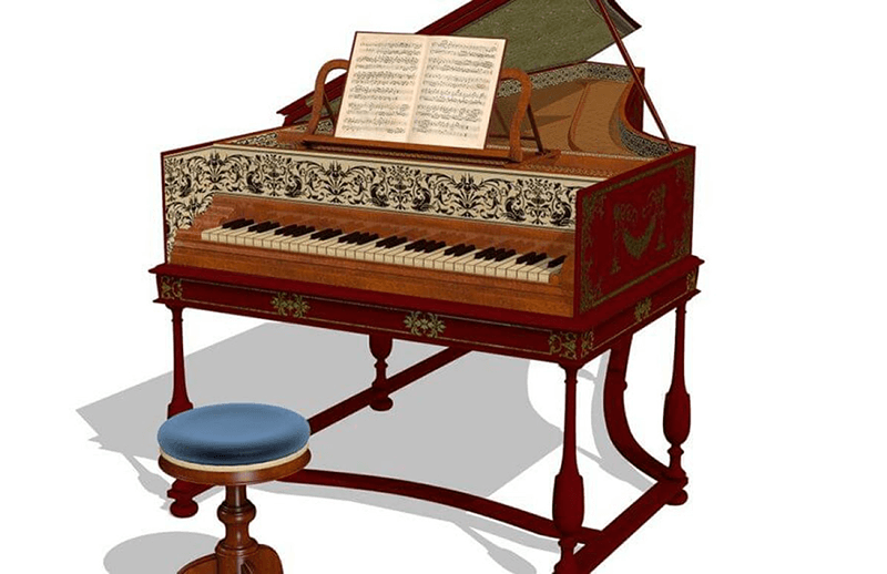 Tiền thân đàn piano là đàn Harpsichord