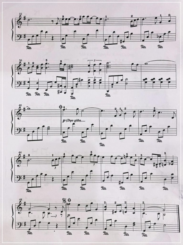 sheet piano My Memory - trang 3