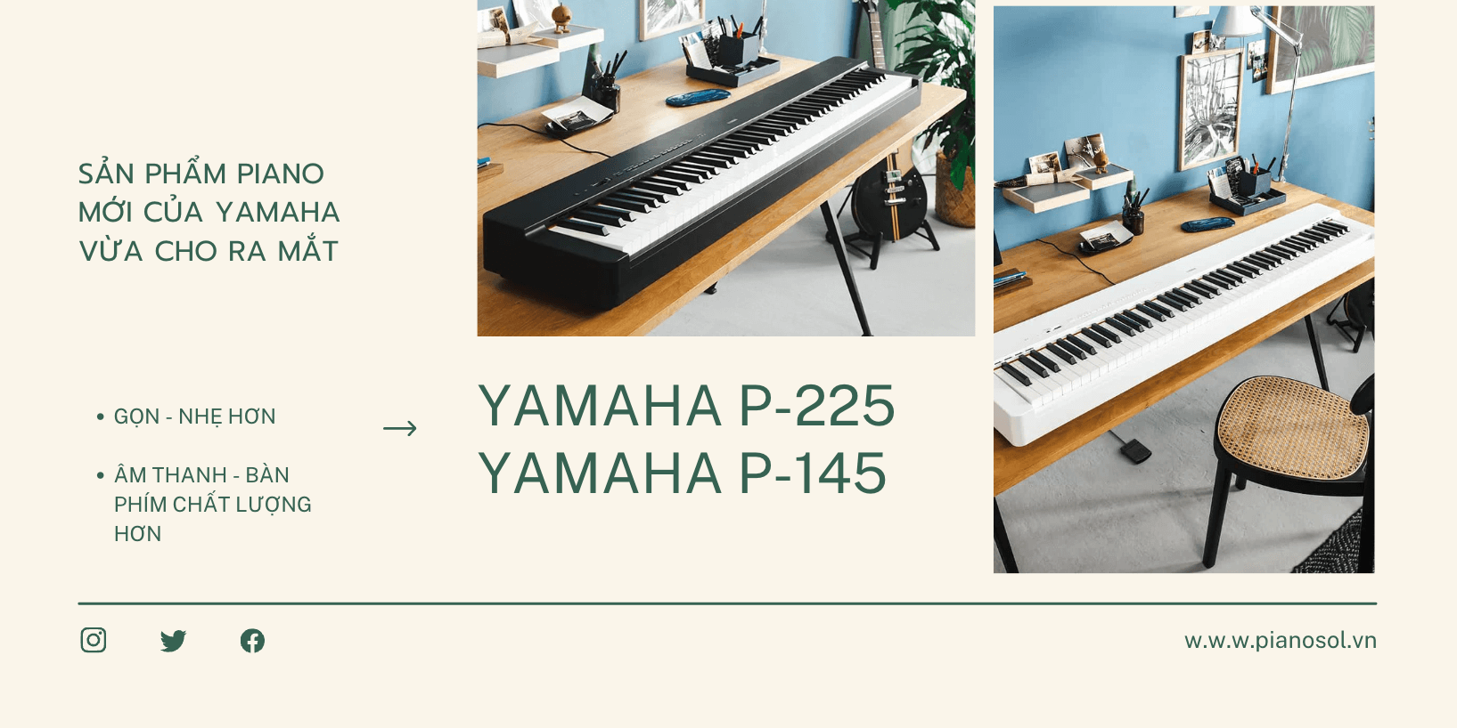 Review sản phẩm mới - yamaha P-225 và Yamaha P-145