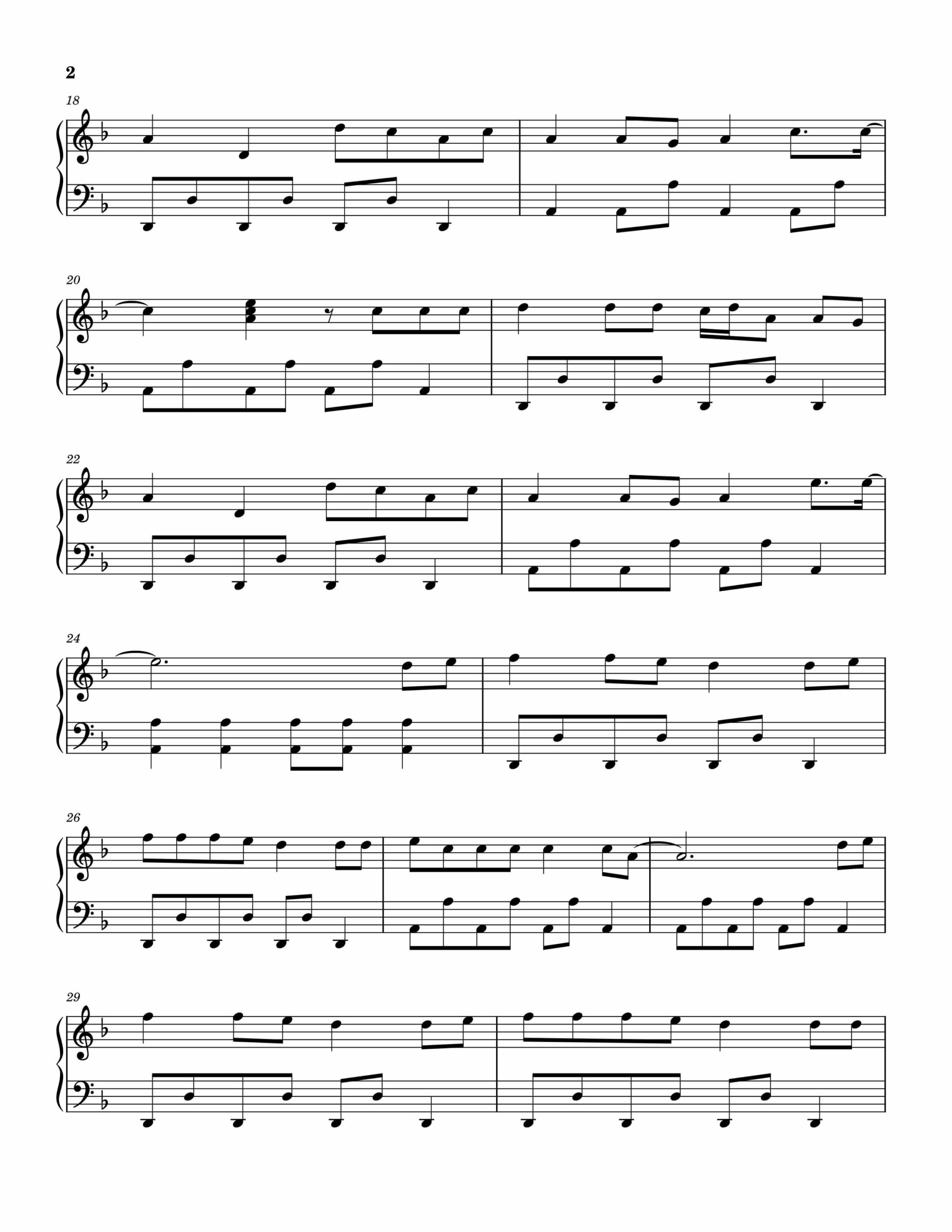 Sheet piano Cắt Đôi nỗi sầu - trang 2