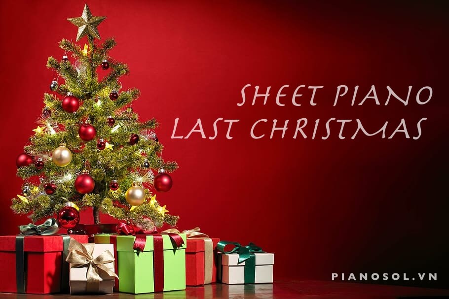 SHEET PIANO LAST CHRISTMAS - WHAM