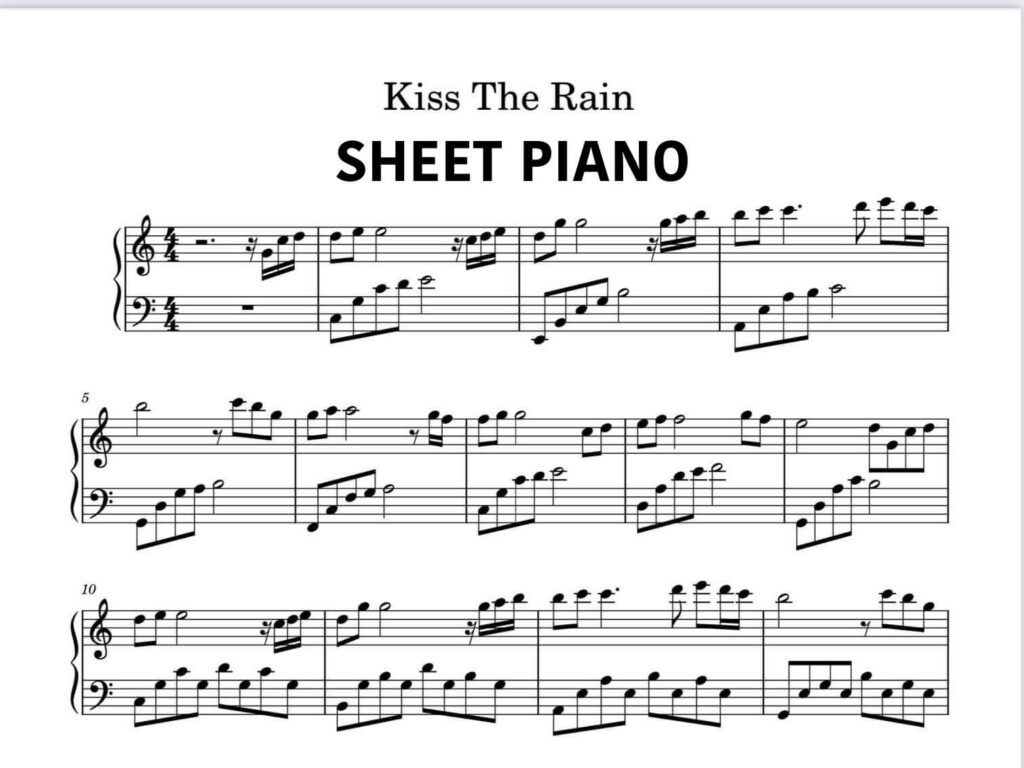 Kiss the rain