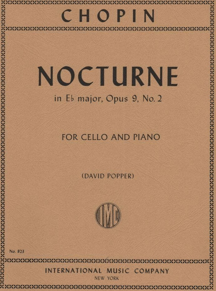 Sheet piano Nocturne op.9 No.2