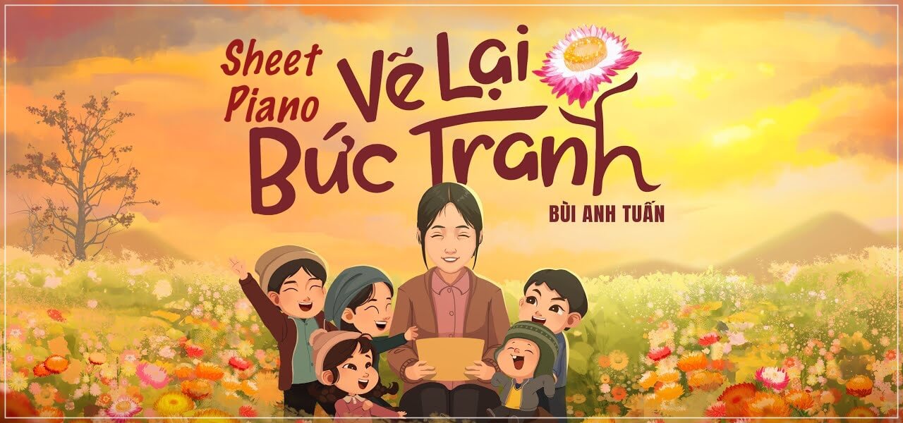 Sheet Piano Vẽ Lại Bức Tranh