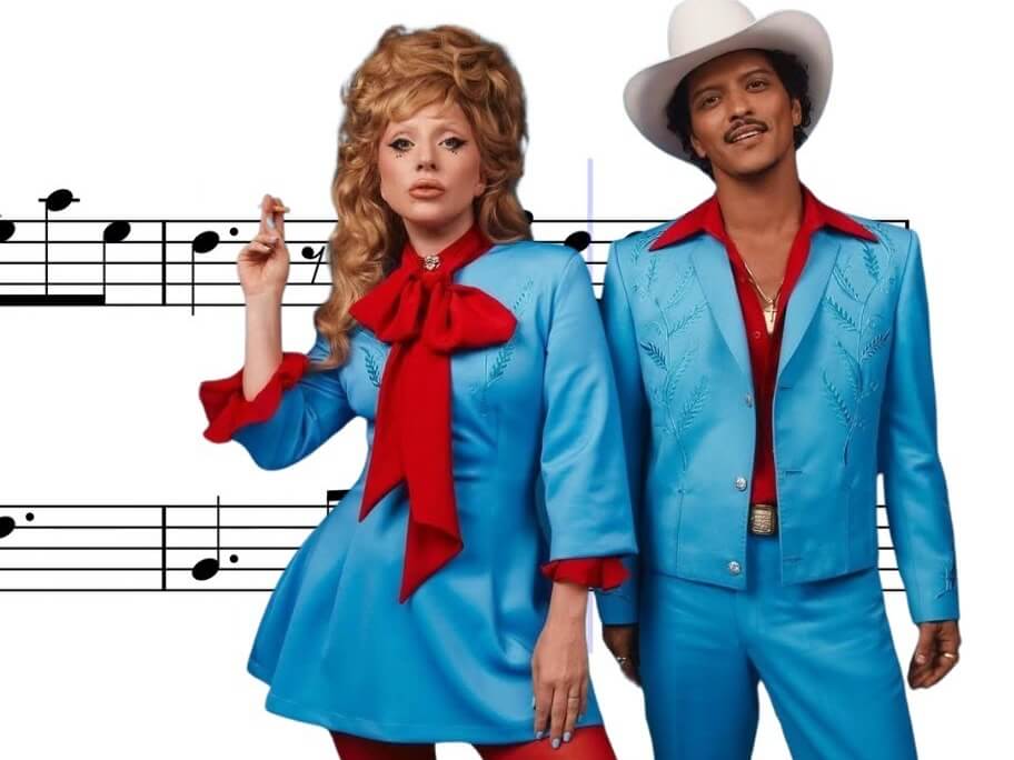 SHEET PIANO DIE WITH A SMILE – LADY GAGA, BRUNO MARS