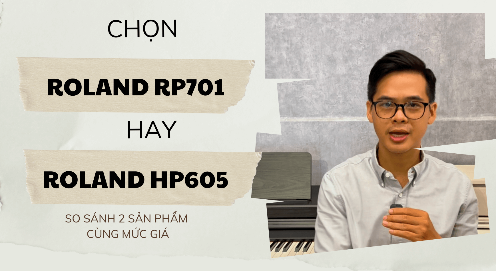 chọn Roland HP605 hay Roland RP701