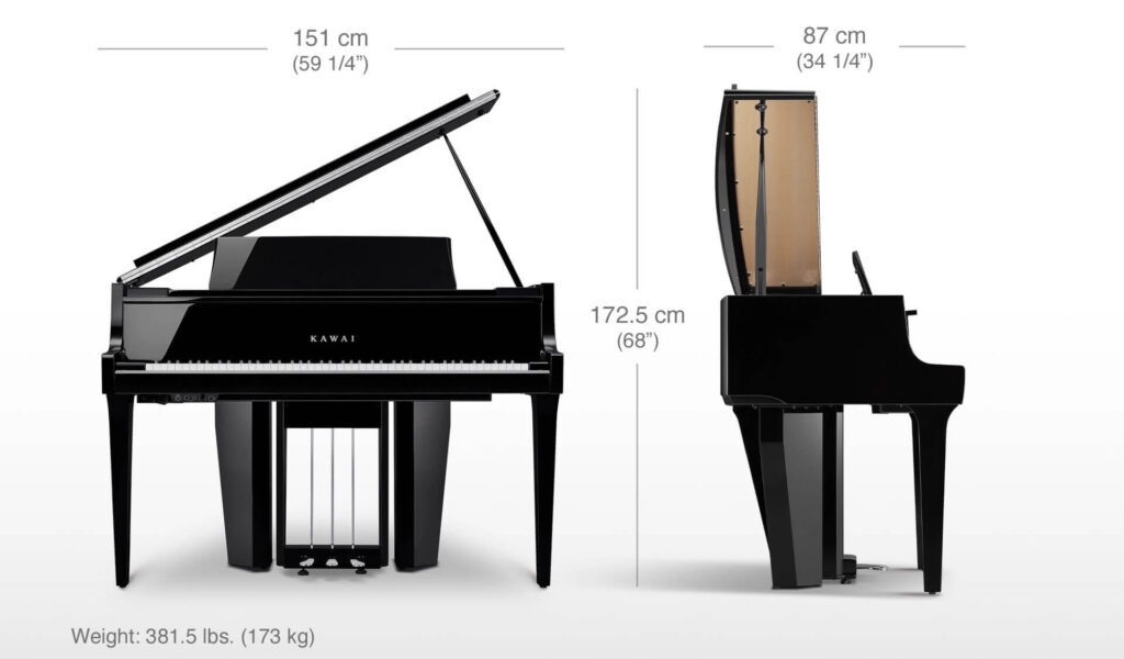 Kích Thước Và Trọng Lượng Kawai NV12