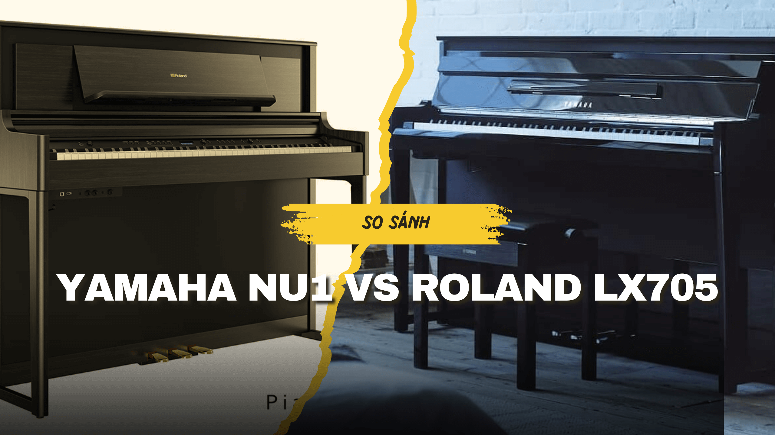 Yamaha NU1 và Roland LX705