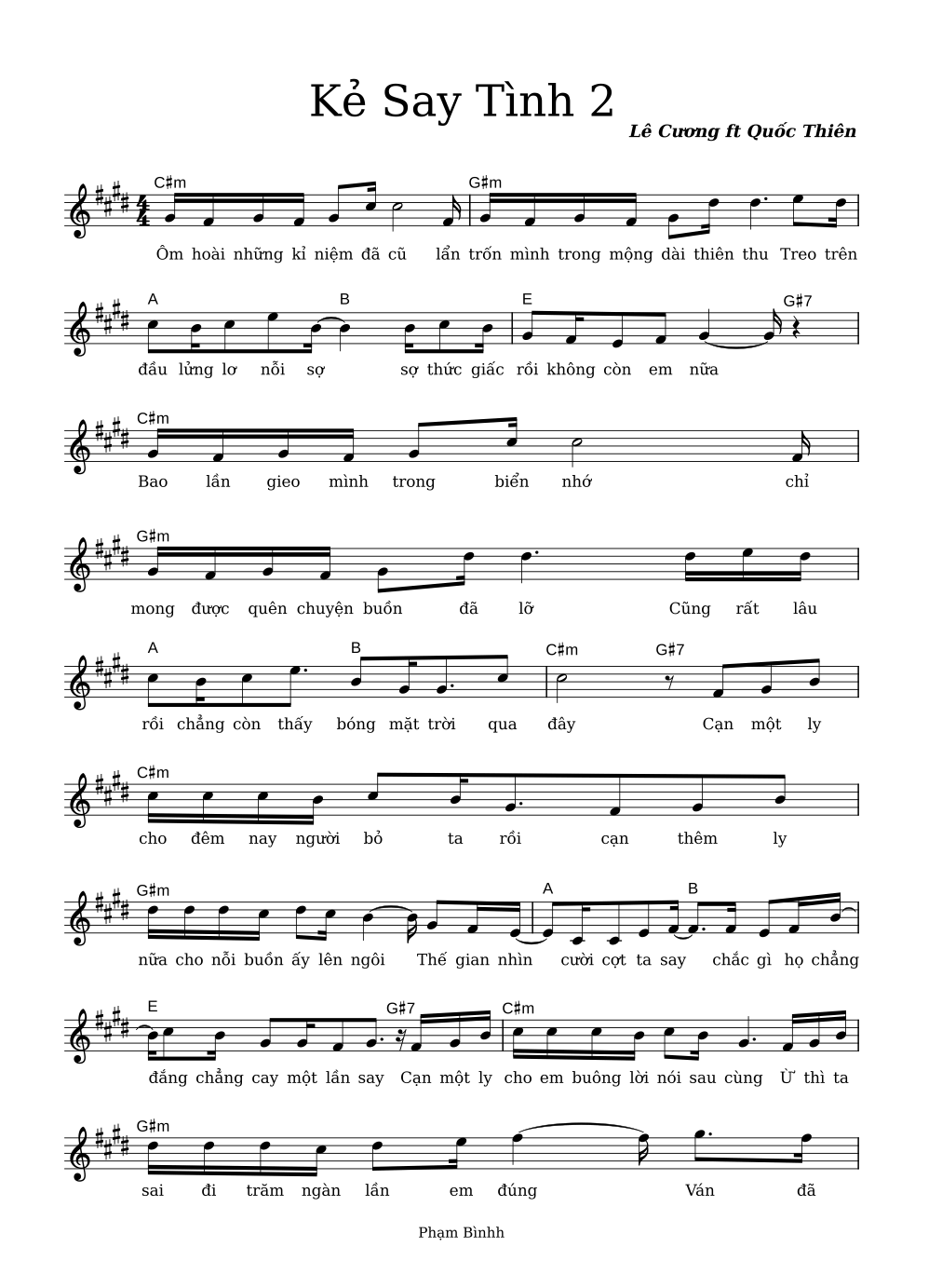 Kẻ say tình 2
