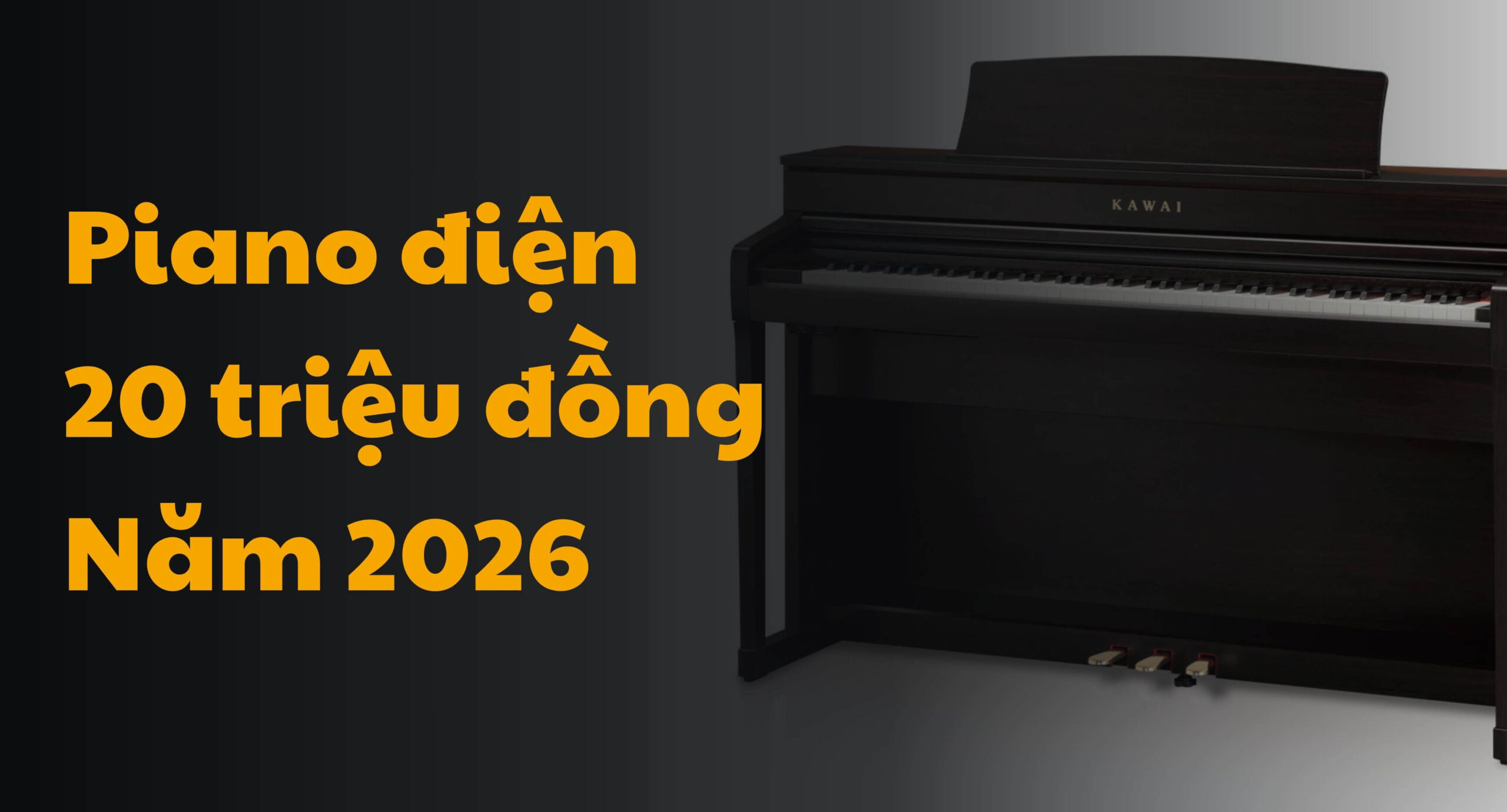 Piano điện giá 20 triệu đồng